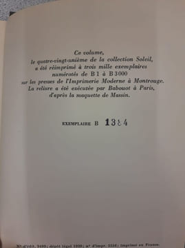 Des souris et des hommes - Exemplaire N°1384. John Steinbeck