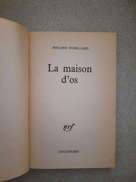 La maison d'os. Roland Dubillard