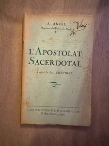 L'apostolat sacerdotal