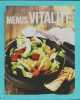Menus vitalité. 