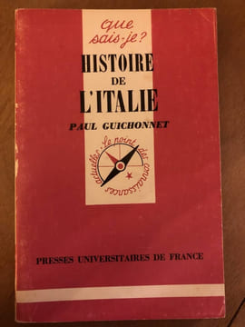 histoire de l'Italie. Guichonnet Paul