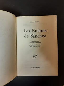 Les Enfants de Sanchez. Oscar Lewis