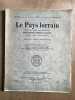 Le Pays Iorrain n°12 Décembre 1933. 