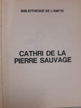 Cathri de la pierre sauvage. VERLY JACQUELINE
