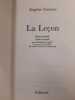 La Lecon. Eugene Ionesco