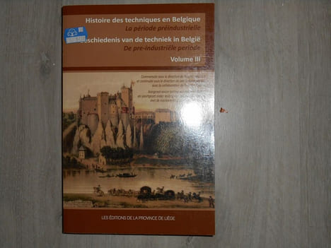 Histoire des techniques en Belgique : la période préindustrielle: Pack en 3 volumes. Halleux Robert Vandersmissen Jean-Marie Tomsin Philippe