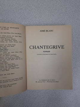Chantegrive. Aime Blane