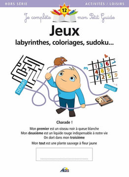 PGHS12 - Jeux; Labyrinthes Coloriages...Hs. Aedis Collectif