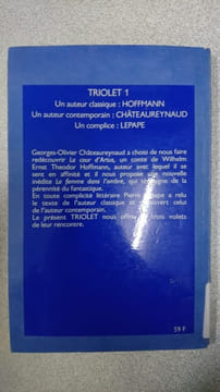 Triolet. Hoffmann Chateaureynaud Lepape