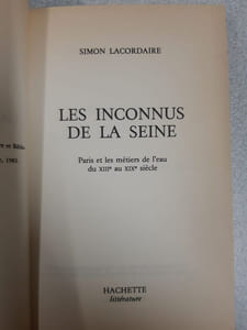Les inconnus de la Seine : Paris