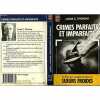 Crimes parfaits et imparfaits. [nouvelles]. Thomas Louis