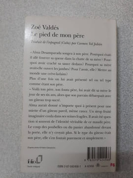 Le pîed de mon père. Zoé Valdés