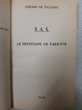 Le printemps de Varsovie. Gérard De Villiers