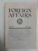 Foreign Affairs. 