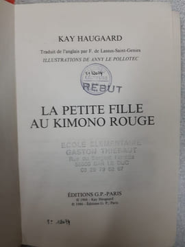 Petite fille kimono rouge. Kay Haugaard