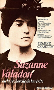 Suzanne Valadon ou la Recherche de la vérité. Champion Jeanne