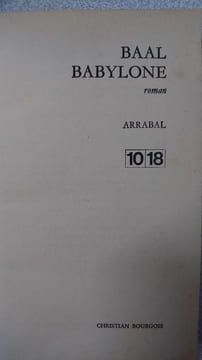 Viva la muerte. Arrabal