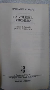 La voleuse d'hommes. Atwood Margaret