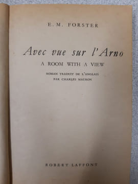 Avec vue sur l'arno. Forster