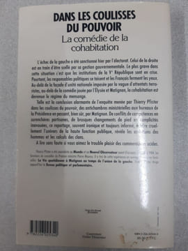 Dans les coulisses du pouvoir. Pfister