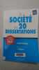 La société en 20 dissertations. Véronique Bonnet
