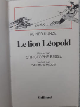 Le Lion Léopold. Reiner Kunze
