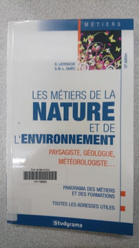 Les metiers de la nature et de l'environnement. collectif