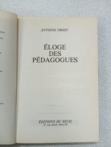 Eloge des pedagogues