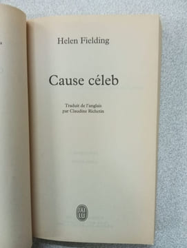 Cause céleb'. Fielding Helen