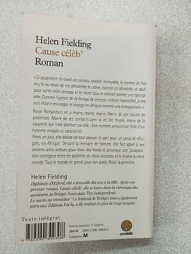 Cause céleb'. Fielding Helen