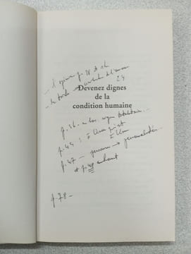 Devenez digne de la condition humaine. Lustiger Jean-Marie
