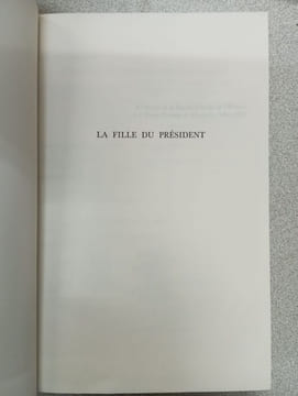 La fille du président. Chase-riboud Barbara