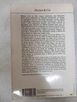 Milena. Buber-neumann Margarete