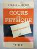 Cours de physique. G. Eymard L. Menot