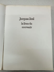 Brel le livre du souvenir