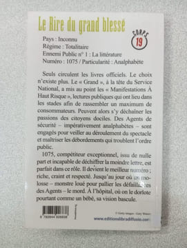 Le Rire du grand blessé. Coulon Cécile