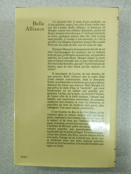 Belle Alliance. Christine De Rivoyre