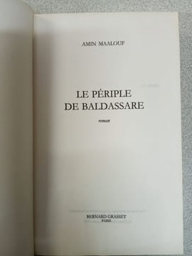 Le Périple de Baldassare. Maalouf Amin