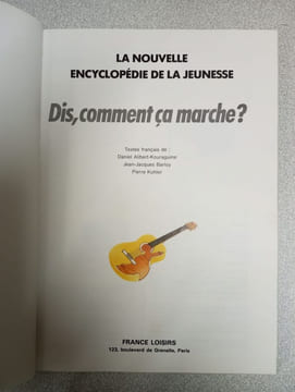 Dis comment ca marche. ALIBERT-KOURAGUINE DANIEL BARLOY J.-J. KOHLER P