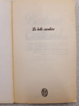 La Belle cavaliere. Cartland Barbara