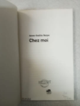 Chez moi. Anne-Gaëlle Balpe
