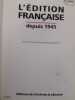 L'édition Française depuis 1945. PASCAL FOUCHE