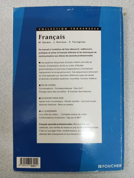 Français: BEP seconde professionnelle. Sendre Michèle Glorieux Jean Torregrosa Françoise