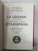 Les Grands Romans Historiques Voluma 13 - La Légende D'UlensPiegel. Charles De Coster
