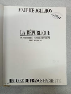 Histoire de France Hachette - La République - 1880 à nos jours