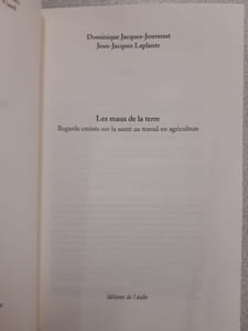 Les maux de la terre: Regards croisés sur la santé au travail en agriculture