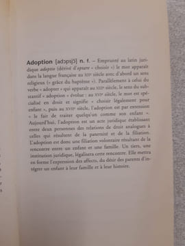 L'Adoption. Cohen Herlem Fanny