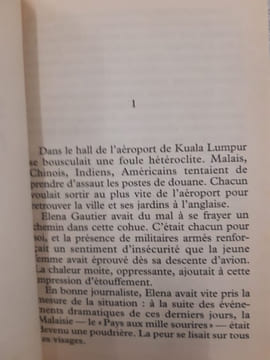 Le sortilege malais. Christine Elvira