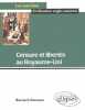 Censure et libertés au Royaume-Uni (Les essentiels de civilisation). Gensane Bernard