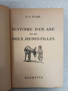 Histoire d'un ane et de deux jeunes filles. P.-J. Stahl